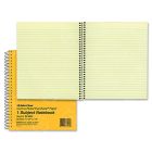Rediform National Brown Board Cover Notebook - 80 Sheet - 16.00 lb - Legal/Narrow Ruled - 6.88" x 8.25"