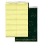 Tops Docket Steno Pad - 100 Sheet - Gregg Ruled - 6" x 9" -  Canary Paper