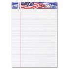 Tops American Pride Writing Tablet - 3 per pack - Jr.Legal - 5" x 8"