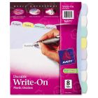 Avery Translucent Durable Write-on Divider - 8 per set