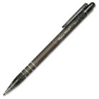 Skilcraft Rubberized Retractable Ballpoint Pen, Black - 12 Pack