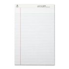 Business Source Legal Ruled Pad - 12 per dozen - 16.00 lb - Legal/Wide Ruled - Legal - 8.50" x 14"