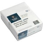 Business Source Plain Memorandum Pad - 12 per dozen - Unruled - 3" x 5"