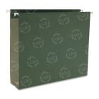 Business Source Hanging Box Bottom File Folder - 2" Expansion - Standard Green