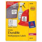 Avery 2" x 2.62" Rectangle Permanent Durable I.D. Label (Laser) - 750 Per Pack