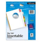 Avery WorkSaver Big Tab Insertable Tab Divider - 8 per set