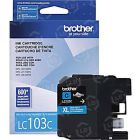 Brother LC103C High-Yield Cyan OEM Ink Cartridge