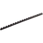 Fellowes Plastic Combs - Round Back, 1/4", 20 sheets, Black, 100 pk - 100 per pack