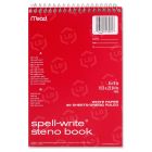 MeadWestvaco Spell-Write Steno Book - 80 Sheet - 6" x 9" - White