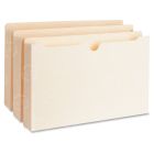 Business Source Flat File Pocket - 50 per box Legal - 8.50" x 14" - 2" Expansion  -  11 pt. - Manila