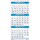 House of Doolittle 3-Month Vertical Compact Wall Calendar
