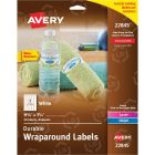Avery 9.75" x 1.25" Rectangle Wraparound Durable Labels - 40 per pack