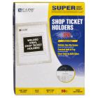 C-line Vinyl Shop Seal Ticket Holder - 50 per box