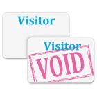 C-line Time's Up! Self-Expiring Visitor Security Badge - 100 per box