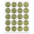 Geographics Embossed Notarial & Certificate Seals - 100 per pack