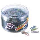 OIC Translucent Vinyl Paper Clips - 600 per box