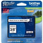 Brother OEM TZe221 Black on White Tape