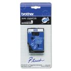 Brother OEM TC64Z1 White on Blue Tape