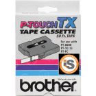 Brother OEM TX-4311 Black on Red 1/2" Tape