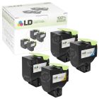 Lexmark Remanufactured 801S Toner Set