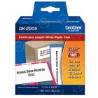 Original Brother DK-2205 White (2.4 in x 100 ft) Paper Label Tape