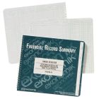 Ekonomik Wirebound Check Register Accounting System - 40 Sheets - Wire Bound - 8.75" x 10"