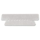 SKILCRAFT Hanging File Folder Tab - 25 per pack Blank - 3 Tab(s)/Set - 25 / Pack - Clear Tab