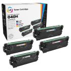 Compatible Canon 040 High Yield (Black, Cyan, Magenta, Yellow) Set of 4 Toners