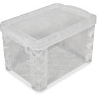 Advantus Card File Box, SuPer Stacker, 4"x6", Clear