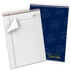 Ampad Gold Fibre Wirebound Legal Pad - 70 Sheets - 20 lb  - 8.50" x 11.75" -  White Paper