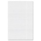 Ampad Tabloid-size Quadrille Pad - 50 Sheets - 15 lb - Tabloid 11" x 17" - White Paper