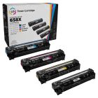 Set of 4 Compatible HP 658X Toner Cartridges (Bk/C/M/Y)