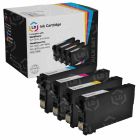 4 Piece Set of Remanufactured Epson 822XL Ink