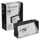 Remanufactured HP 712 Black Inkjet Cartridge, 3ED71A 