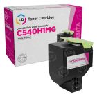 Compatible Lexmark C540H1MG Magenta High Yield Toner Cartridge