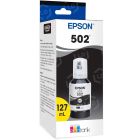 Epson OEM T502 Black Ink Bottle, 127ml