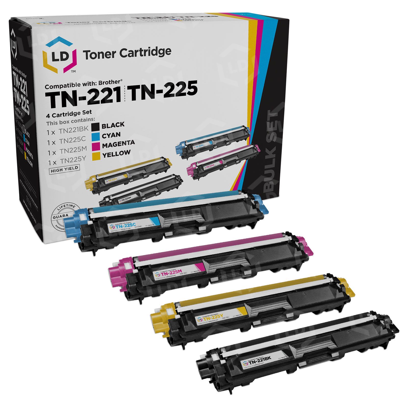 Compatible for Brother Cartridge Tn221 Tn241 Tn251 Tn281 Toner - China  Toner Cartridge, Toner