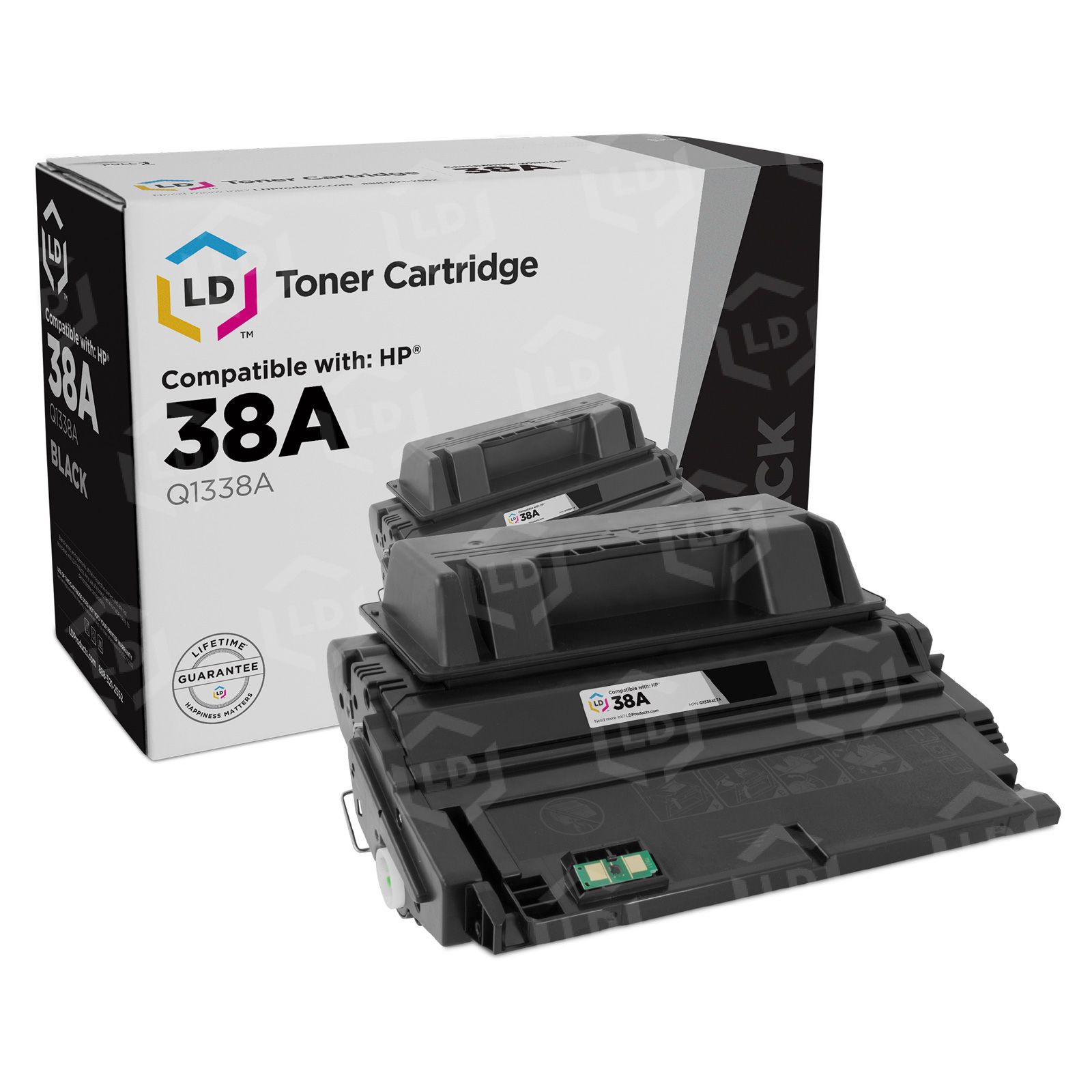 Toner HP 38A Original Q1338A Black Impressora HP LaserJet 4200, 4200n, 4200tn, 4200dtn, 4200dtns, 4200dtnsL, 4200Lvn