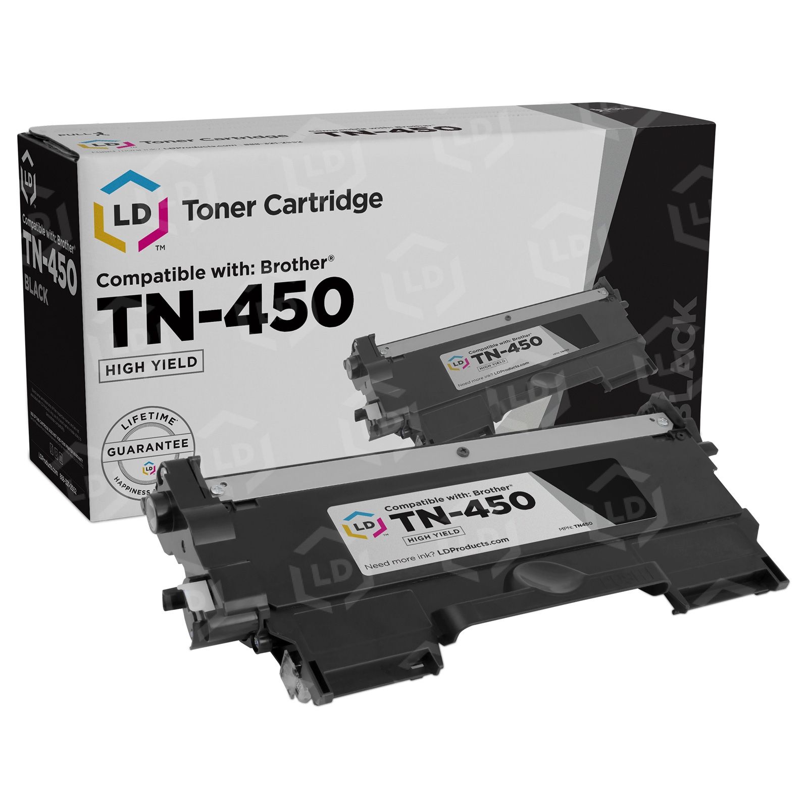 Compatible Brother TN420, TN450 Toner Black