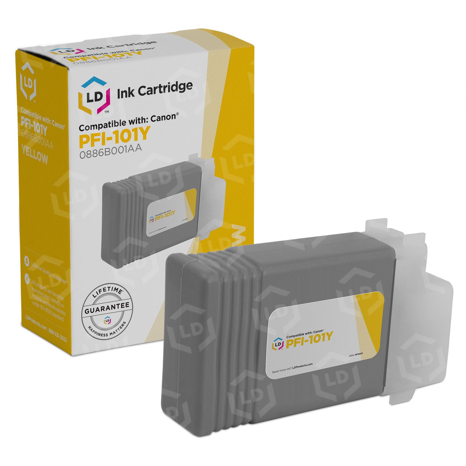 Canon PFI101Y Yellow Ink LD Products