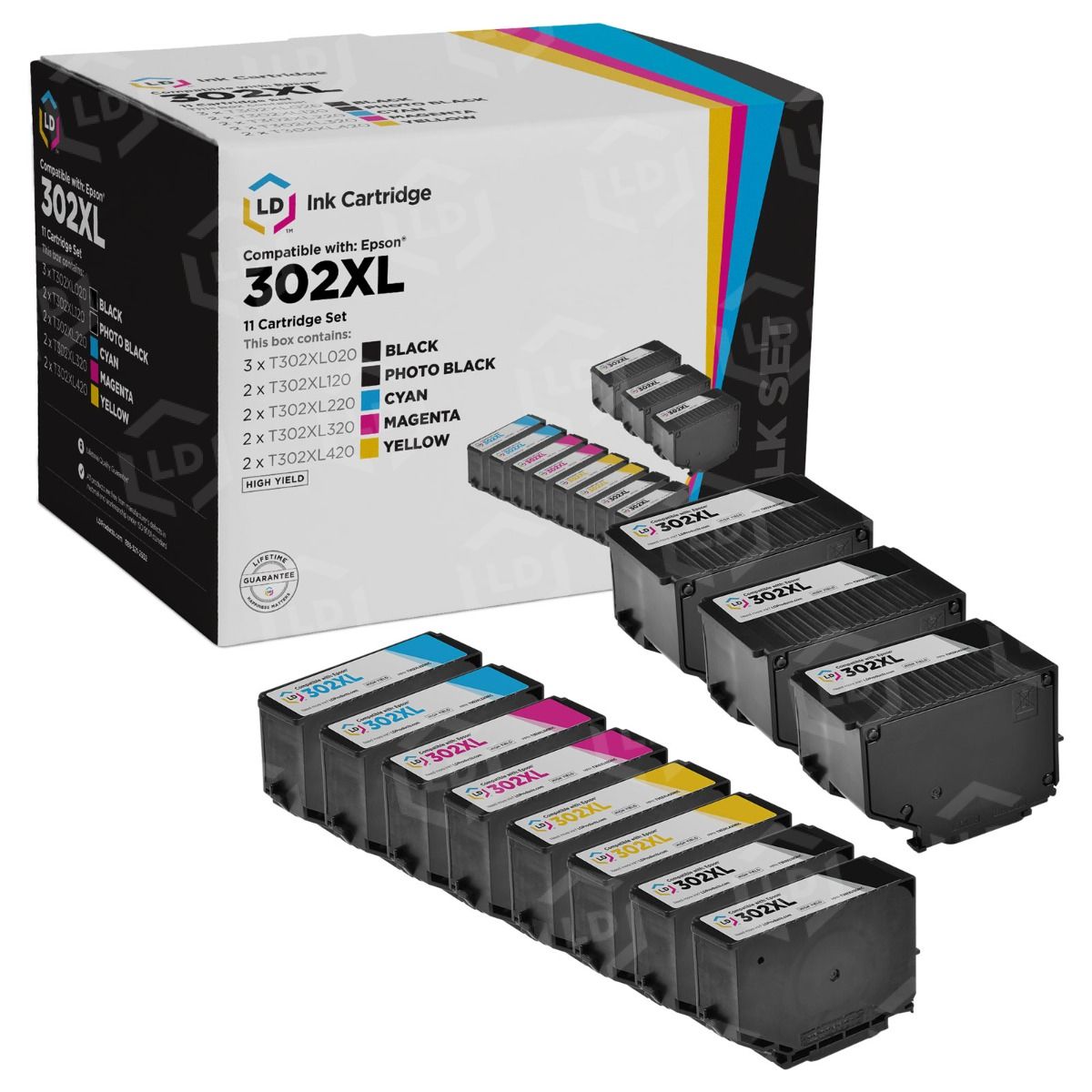 Remanufactured Epson 302 Photo Black Ink Cartridge XL - T302XL120 - High  Yield