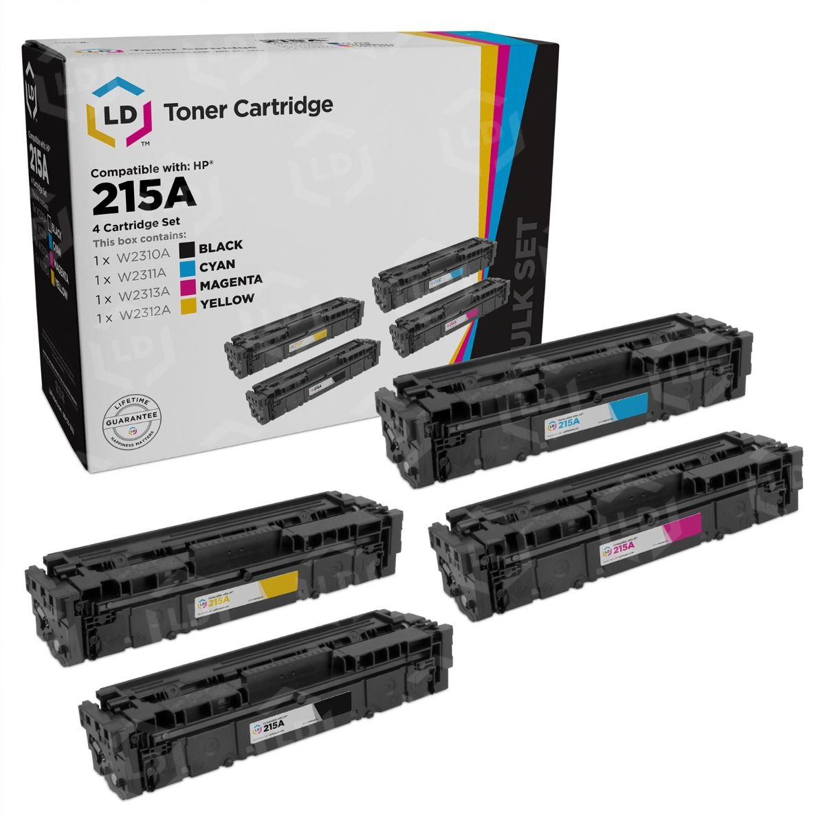 Cool Toner Compatible Toner Cartridge Replacement for HP 215A W2310A Toner  for HP Color Laserjet Pro M182NW HP Color Laserjet Pro MFP M183FW Printer  Toner Ink (Black Cyan Magenta Yellow, 4-Pack) price