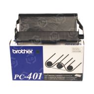 Brother PC-401 Black OEM Thermal Transfer Fax Cartridge