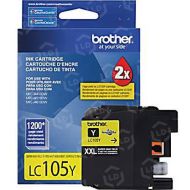 Brother LC105Y Super High-Yield Yellow OEM Ink Cartridge