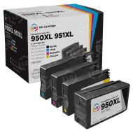 LD Compatible Set of 4 Inkjet Cartridges for HP 950XL & 951XL