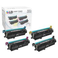 LD Remanufactured Toners for HP 646X Cartridges (Bk, C, M, Y)