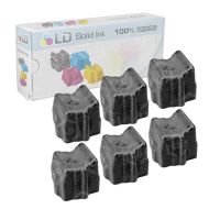 Compatible Xerox 108R608 Black 6-Pack Solid Ink