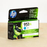 HP Original 951XL Cyan Ink Cartridge, CN046AN