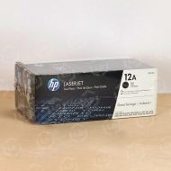 Original Q2612AD Black Toner Dual Pack, HP 12A