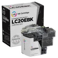 Brother Compatible LC20EBK Super HY Black Ink Cartridge